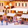 * | Noch 66412 Ho Christmas Market Stall Set Kit (3)