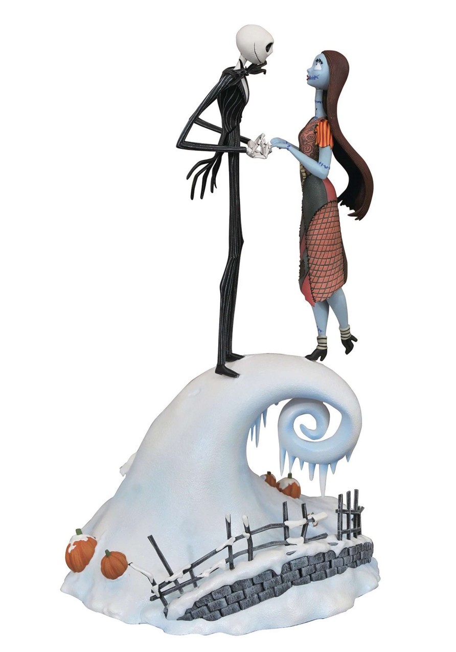 * | Diamond Select Nightmare Before Christmas Jack And Sally 14 Inch Statue