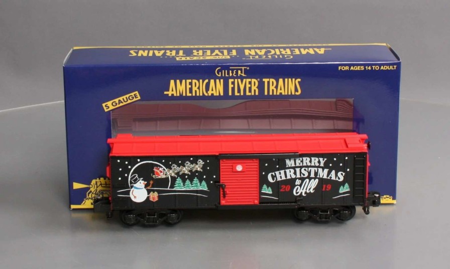 * | American Flyer 1919320 S 2019 Christmas Boxcar