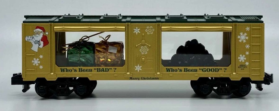 * | American Flyer 6-48844 S Gauge Christmas Good & Bad Mint Car