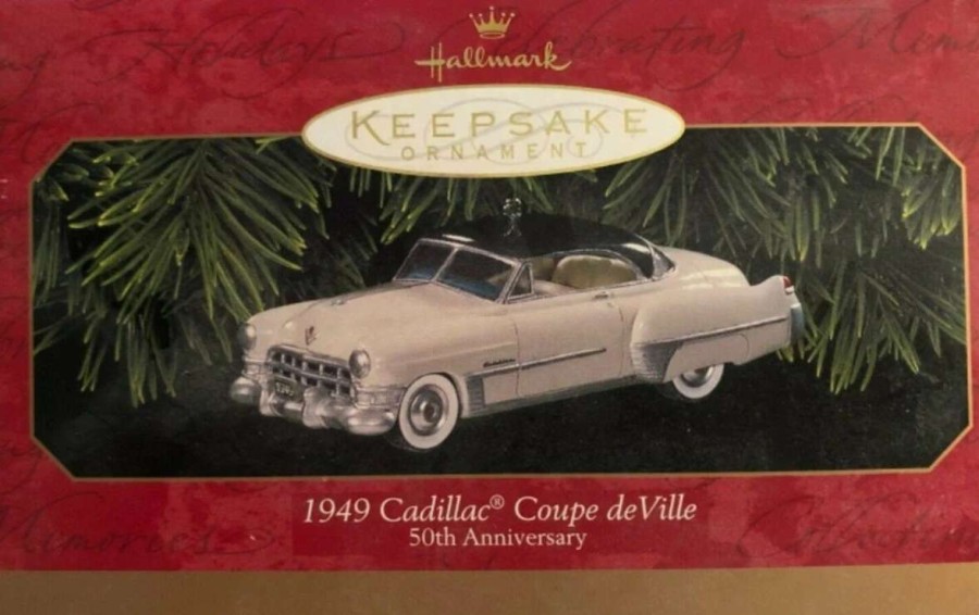 * | Hallmark Qx6429 1949 Cadillac Coupe De Ville 50Th Anniversary Christmas Ornament