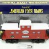 * | American Flyer 6-48739 S Gauge North Pole Central Illuminated Christmas Caboose