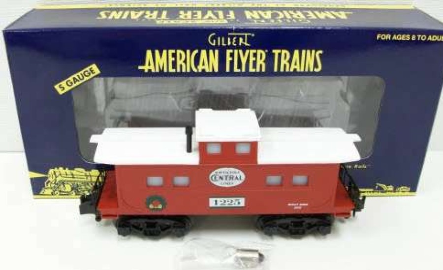 * | American Flyer 6-48739 S Gauge North Pole Central Illuminated Christmas Caboose