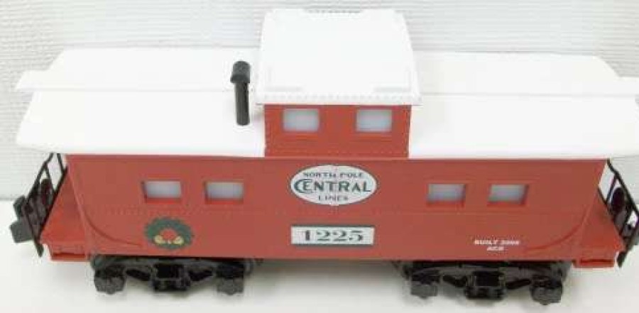 * | American Flyer 6-48739 S Gauge North Pole Central Illuminated Christmas Caboose