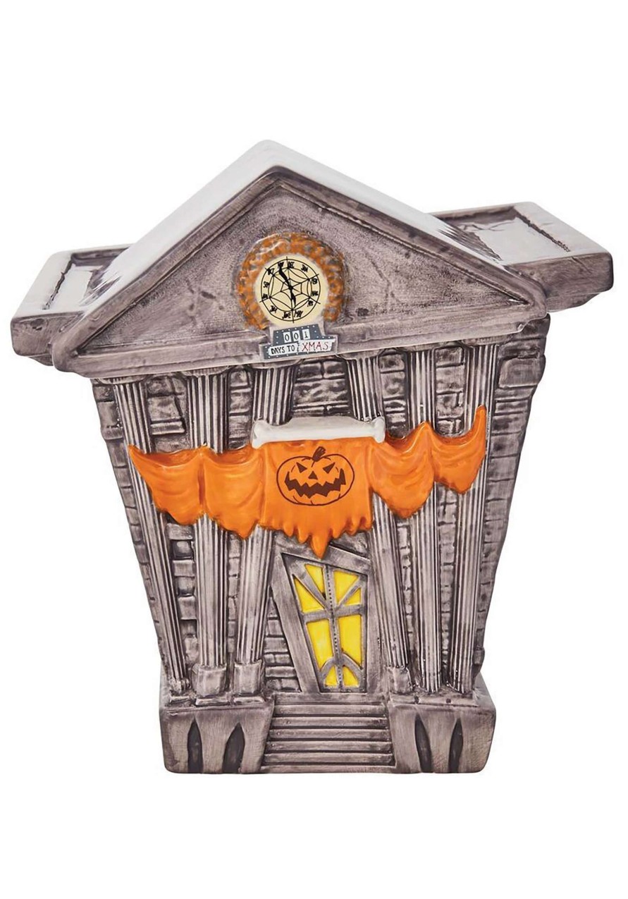 * | Disney Nightmare Before Christmas Halloween Town City Hall Cookie Jar