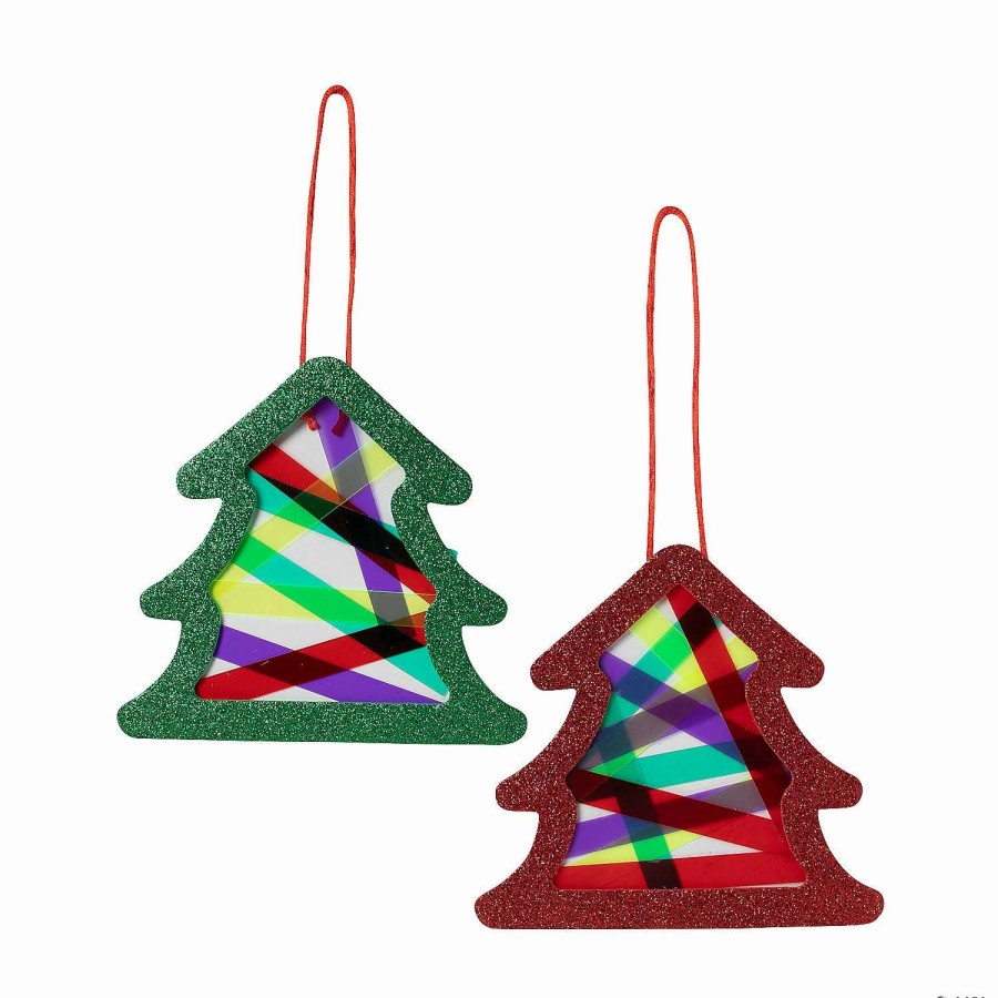 * | Christmas Tree Suncatcher Craft Kit Makes 12