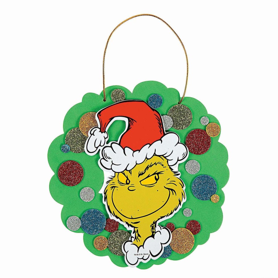 * | Dr. Seuss The Grinch Christmas Wreath Craft Kit- Makes 12