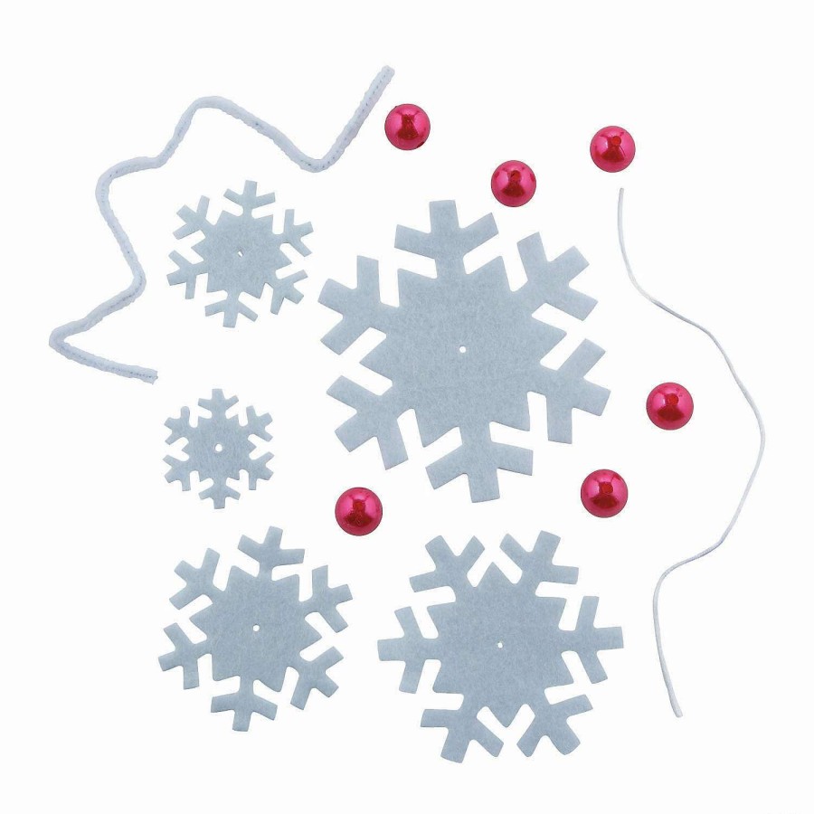 * | Layered Snowflake Christmas Ornament Craft Kit Makes 6