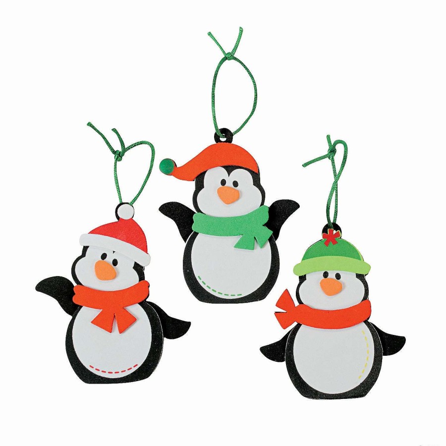 * | Christmas Penguin Ornament Craft Kit Makes 12