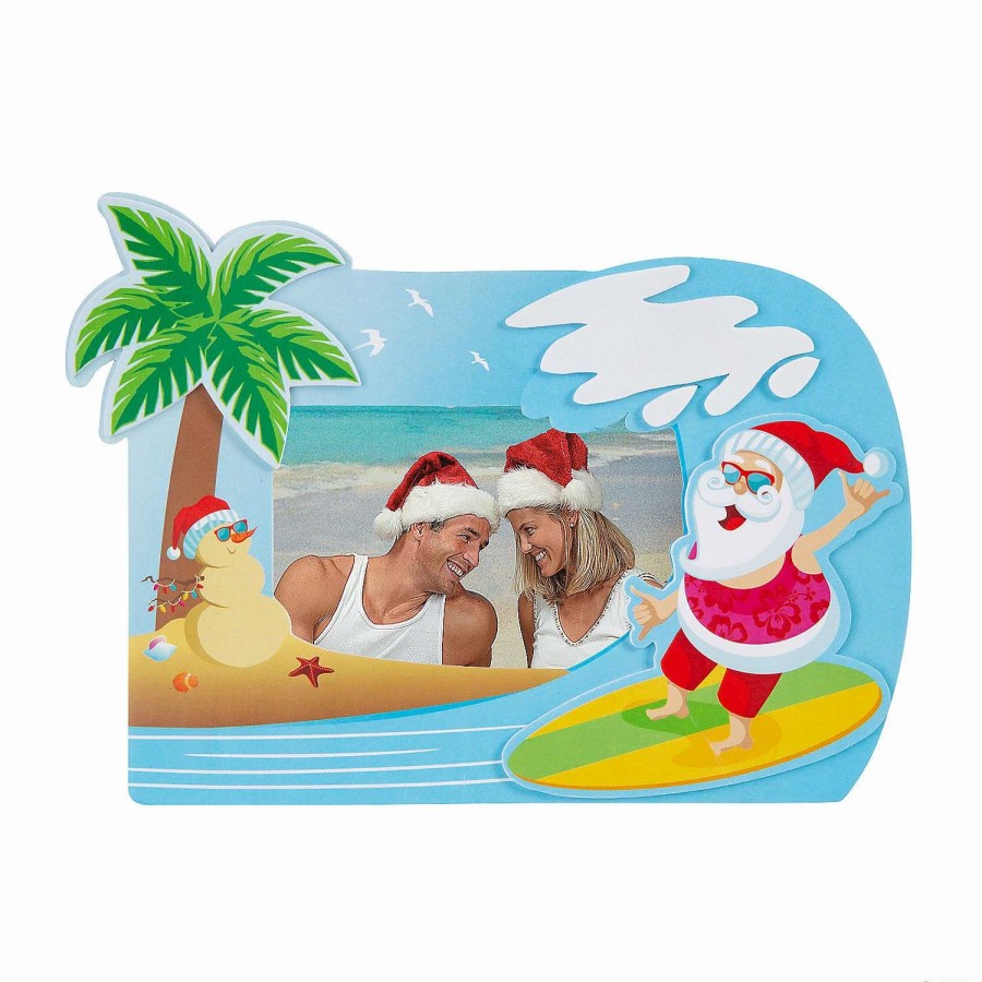 * | Beach Christmas Picture Frame Magnet Craft Kit Makes 12