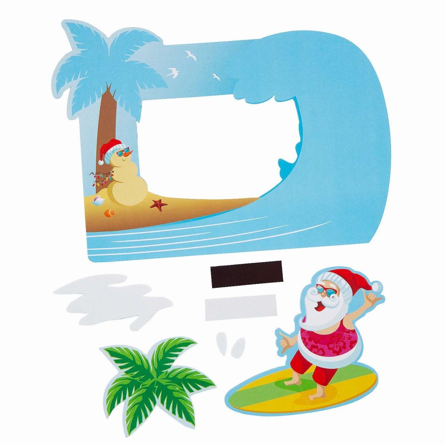 * | Beach Christmas Picture Frame Magnet Craft Kit Makes 12