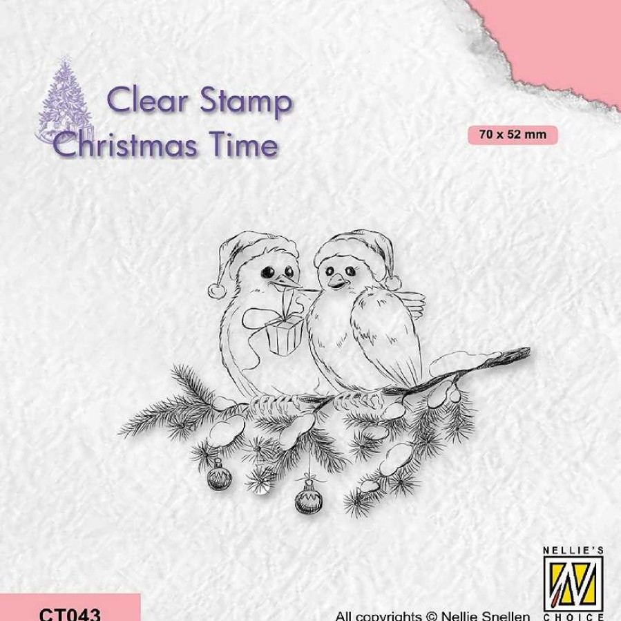 * | Nellie'S Choice Clear Stamp Christmas Time Celebrating Christmas