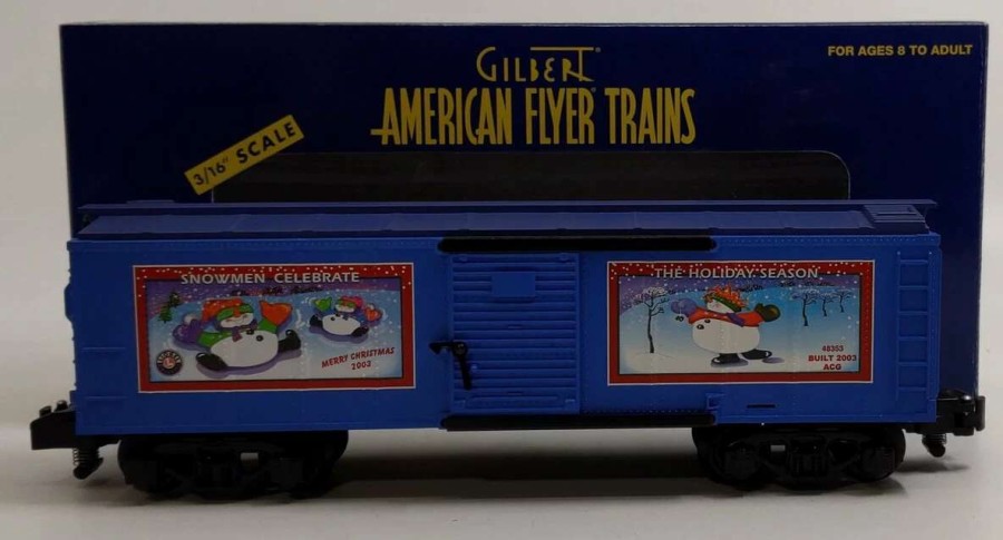 * | American Flyer 6-48353 S Gauge 2003 Christmas Boxcar