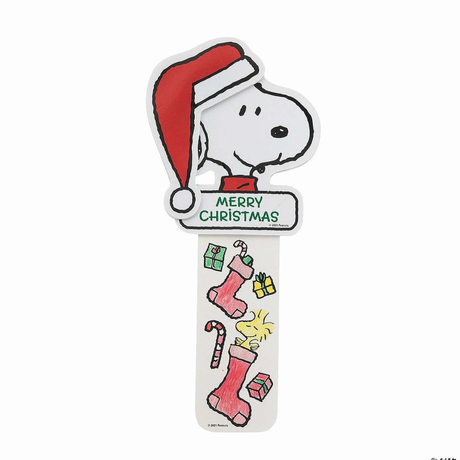 * | Peanuts Color Your Own Christmas Bookmark Craft Kit Makes 12