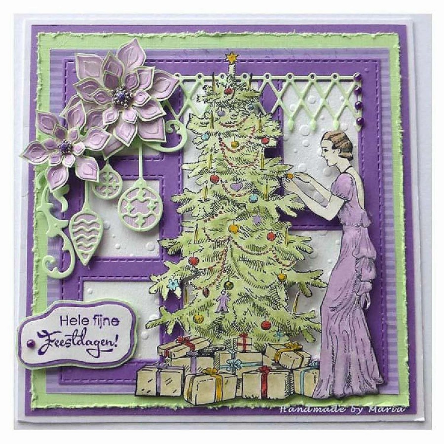 * | Nellie'S Choice Clear Stamp Vintage Christmas