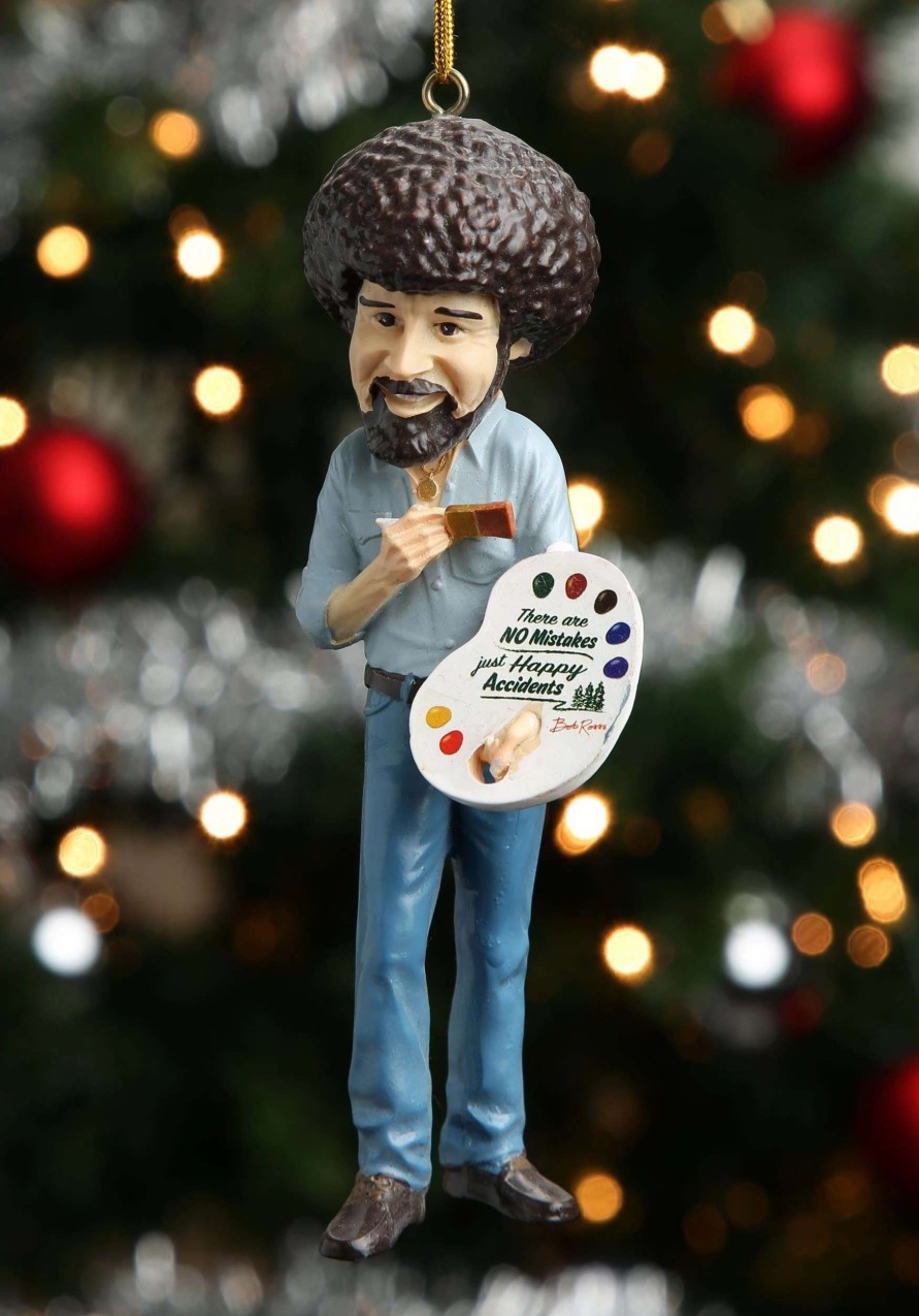 * | Bob Ross Painter Christmas Ornament