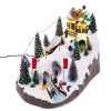 * | Christmas Led Skiing Village From Kurt Adler