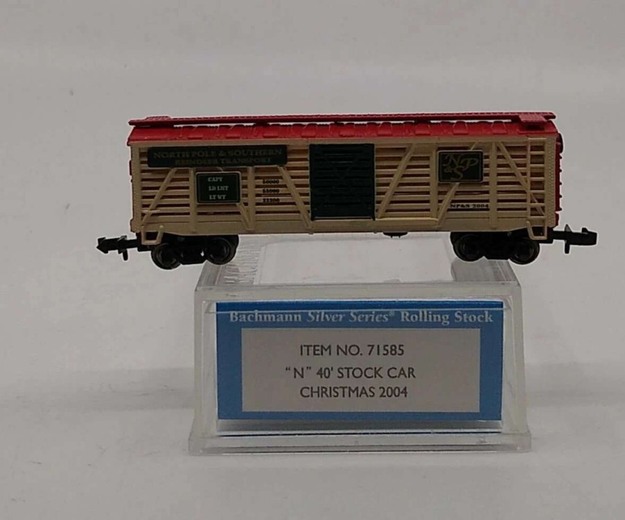 * | Bachmann 71585 N Scale Christmas 2004 Stock Car Ln/Box