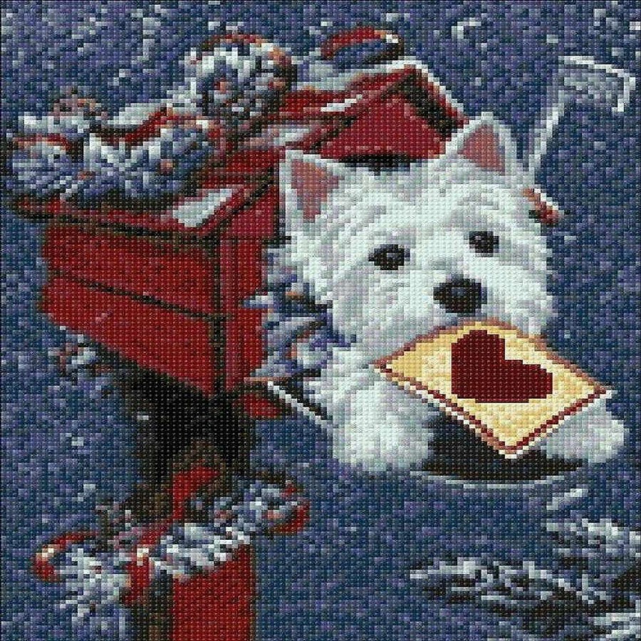 * | Crafting Spark (Wizardi) Christmas Letter Cs110 11.81 X 15.75 Inches Crafting Spark Diamond Painting Kit