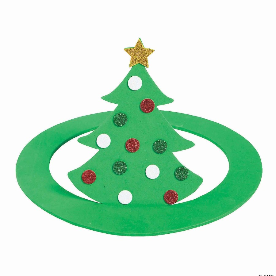 * | Christmas Tree Hat Craft Kit Makes 12