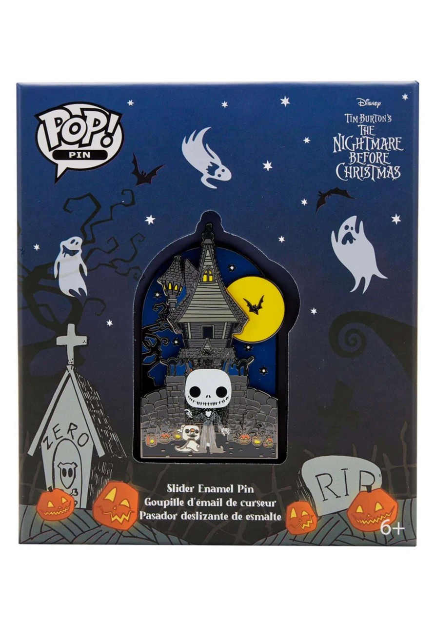 * | Pop! By Loungefly Disney Nightmare Before Christmas Jack Skellington Sliding Pin