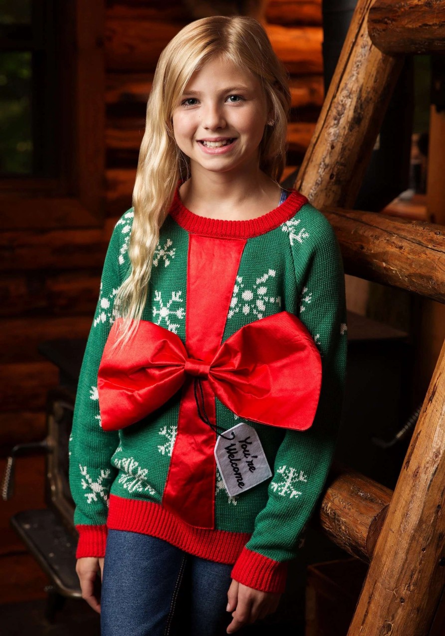 * | Kid'S Present Ugly Christmas Sweater