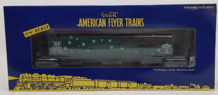 * | American Flyer 6-48664 S Christmas Cylindrical 3-Bay Hopper