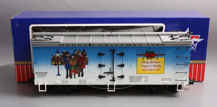 * | Usa Trains R13016 G 1998 Christmas Reefer Car Vg/Box