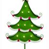 * | Metal Christmas Tree With Lights