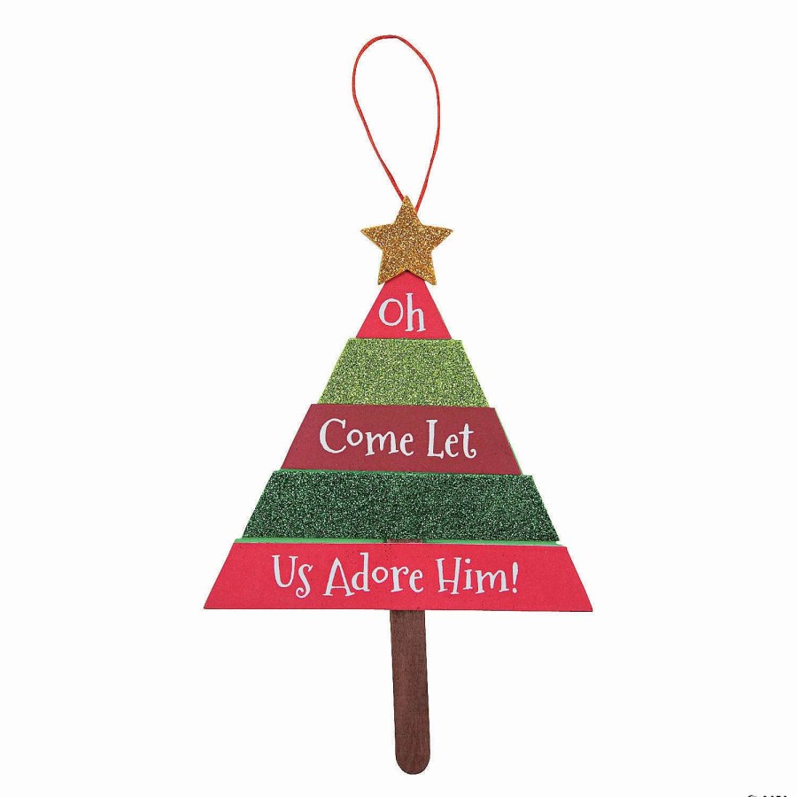 * | Layered Christmas Tree Sign Craft Kit Makes 12