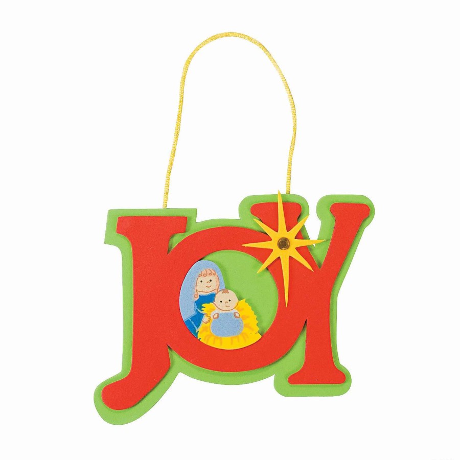 * | Joy Nativity Christmas Ornament Craft Kit Makes 12