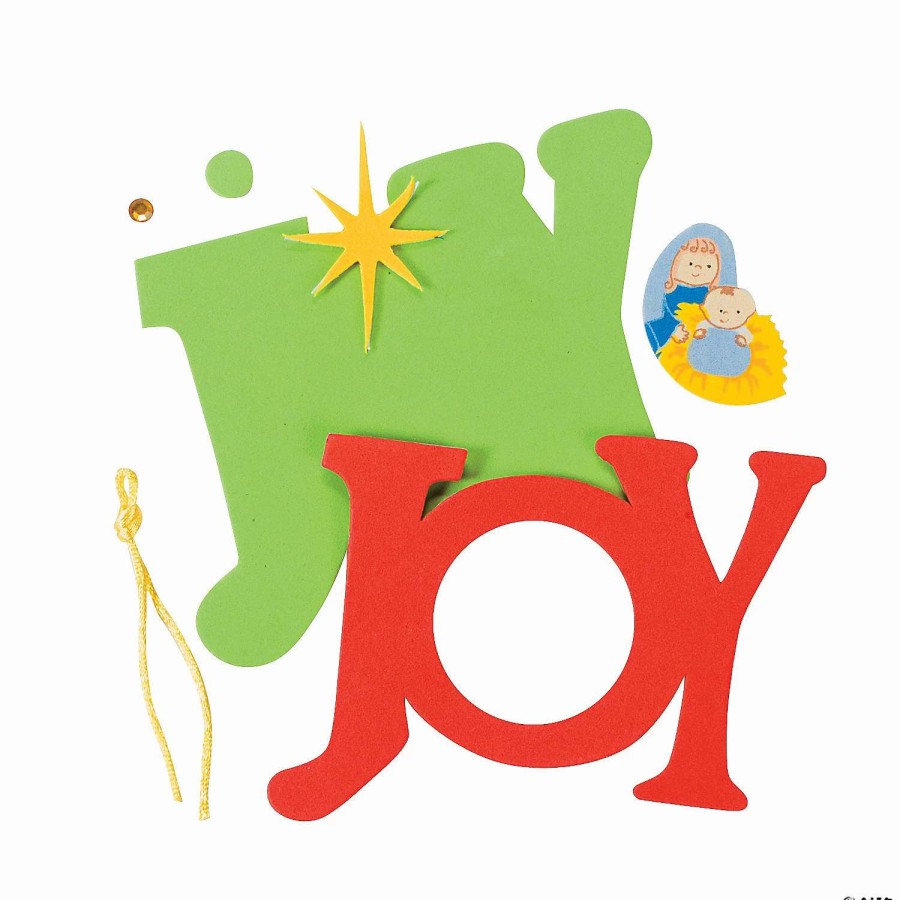 * | Joy Nativity Christmas Ornament Craft Kit Makes 12