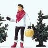 * | Preiser 10627 Ho Christmas Tree Sales Figures (Set Of 6)