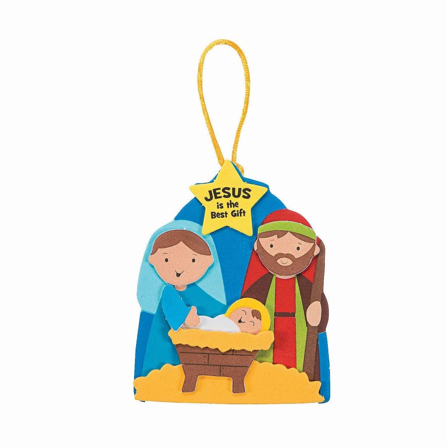 * | Jesus Gift Christmas Ornament Craft Kit Makes 48