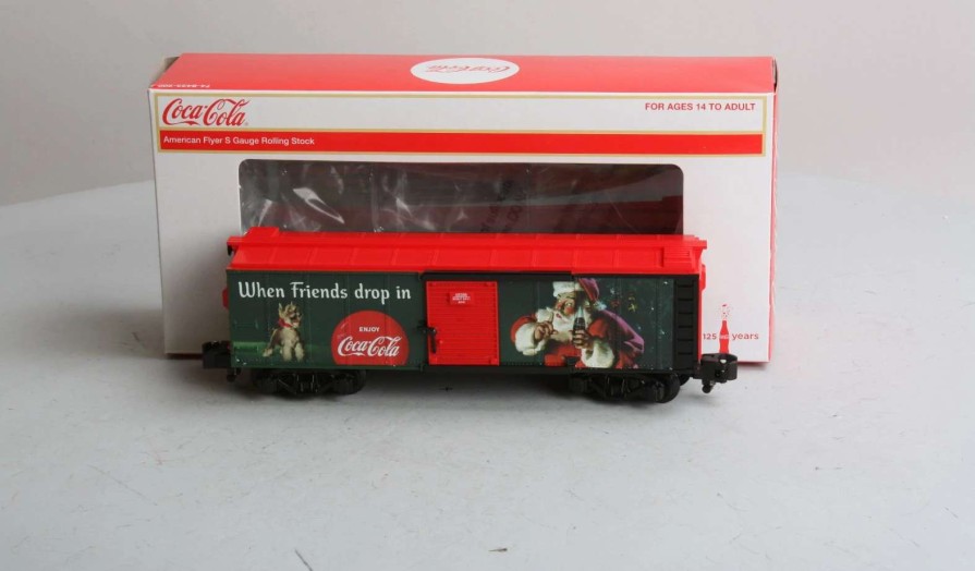 * | American Flyer 6-48396 S Gauge Coca-Cola Christmas Boxcar