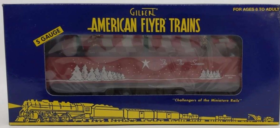 * | American Flyer 6-48553 S Gauge Christmas Gondola With Candy Canes Load