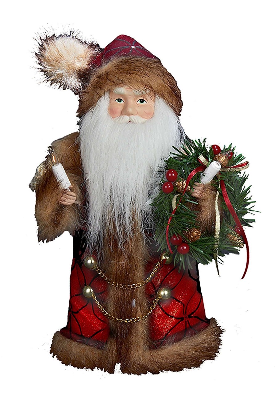 * | Santa Claus Lighted Christmas Tree Topper