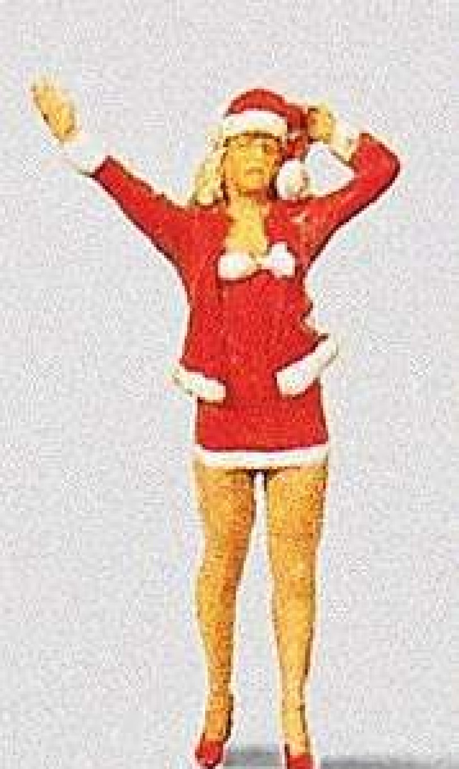 * | Preiser 29026 Ho Girl In Christmas Outfit Figure