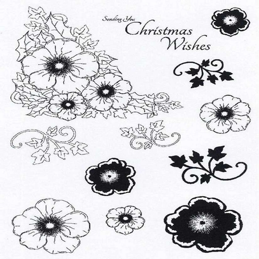 * | Creative Expressions Clear Stamp Set Christmas Rose Elements