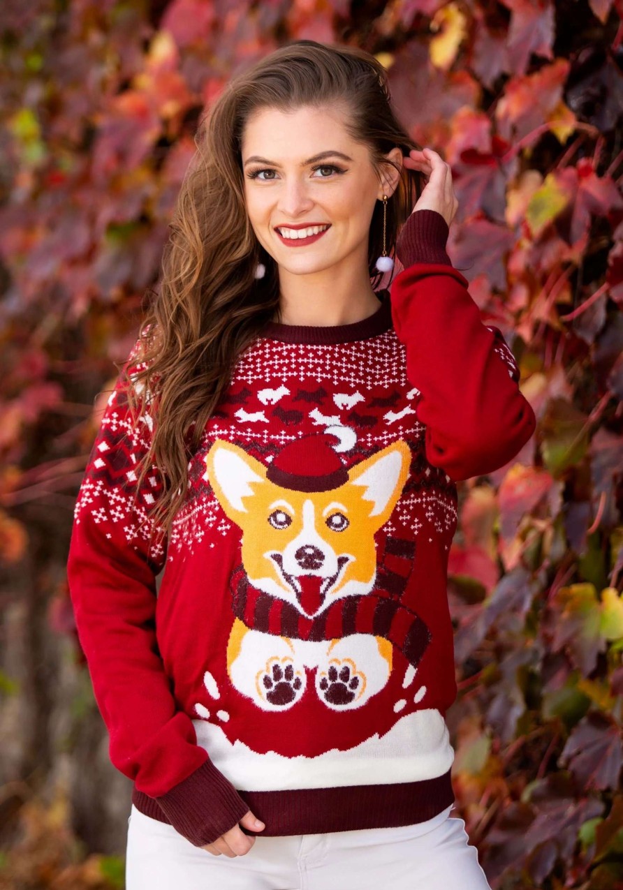 * | A Very Corgi Christmas Ugly Adult Christmas Sweater