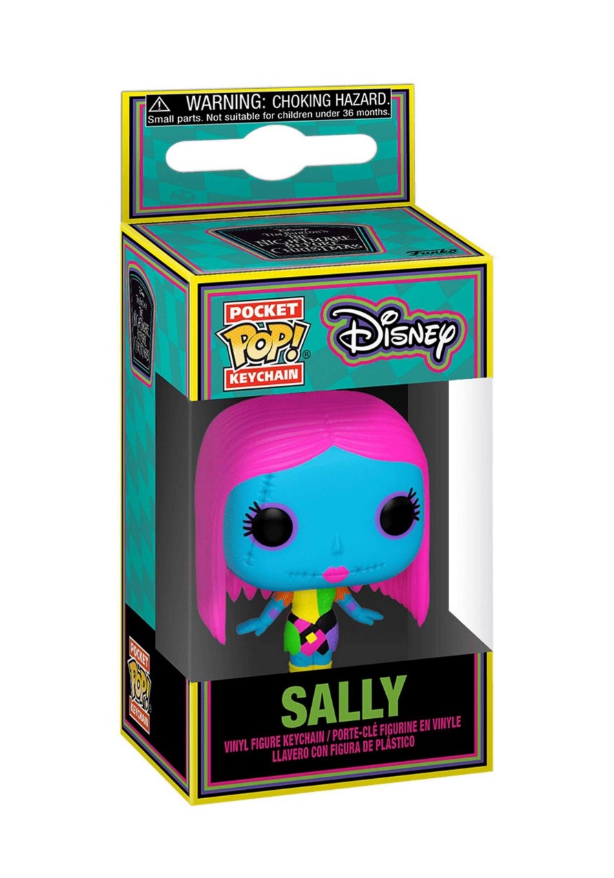 * | Funko Pop! Keychain: Nightmare Before Christmas- Black Light Sally Vinyl Figure