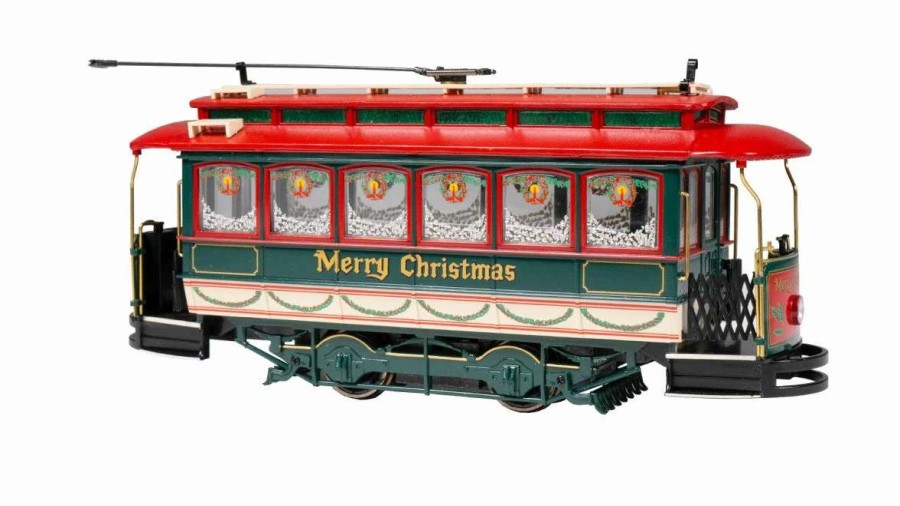 * | Bachmann 25129 On30 Merry Christmas Closed Street Car