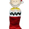 * | 21-Inch Charlie Brown Plush Head Christmas Stocking