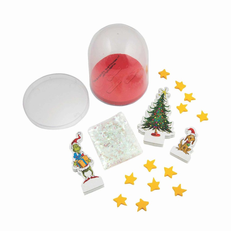 * | Dr. Seuss The Grinch Christmas Glitter Snow Globe Craft Kit Makes 12