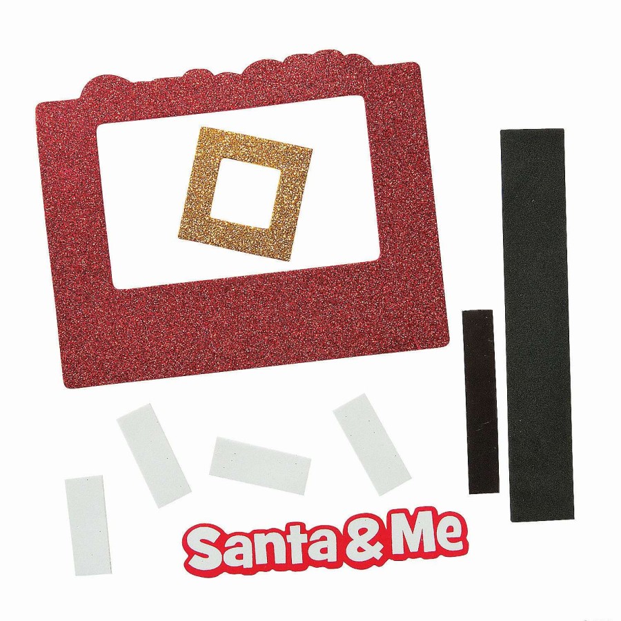 * | Santa'S Belt Christmas Picture Frame Magnet Craft Kit Makes 12