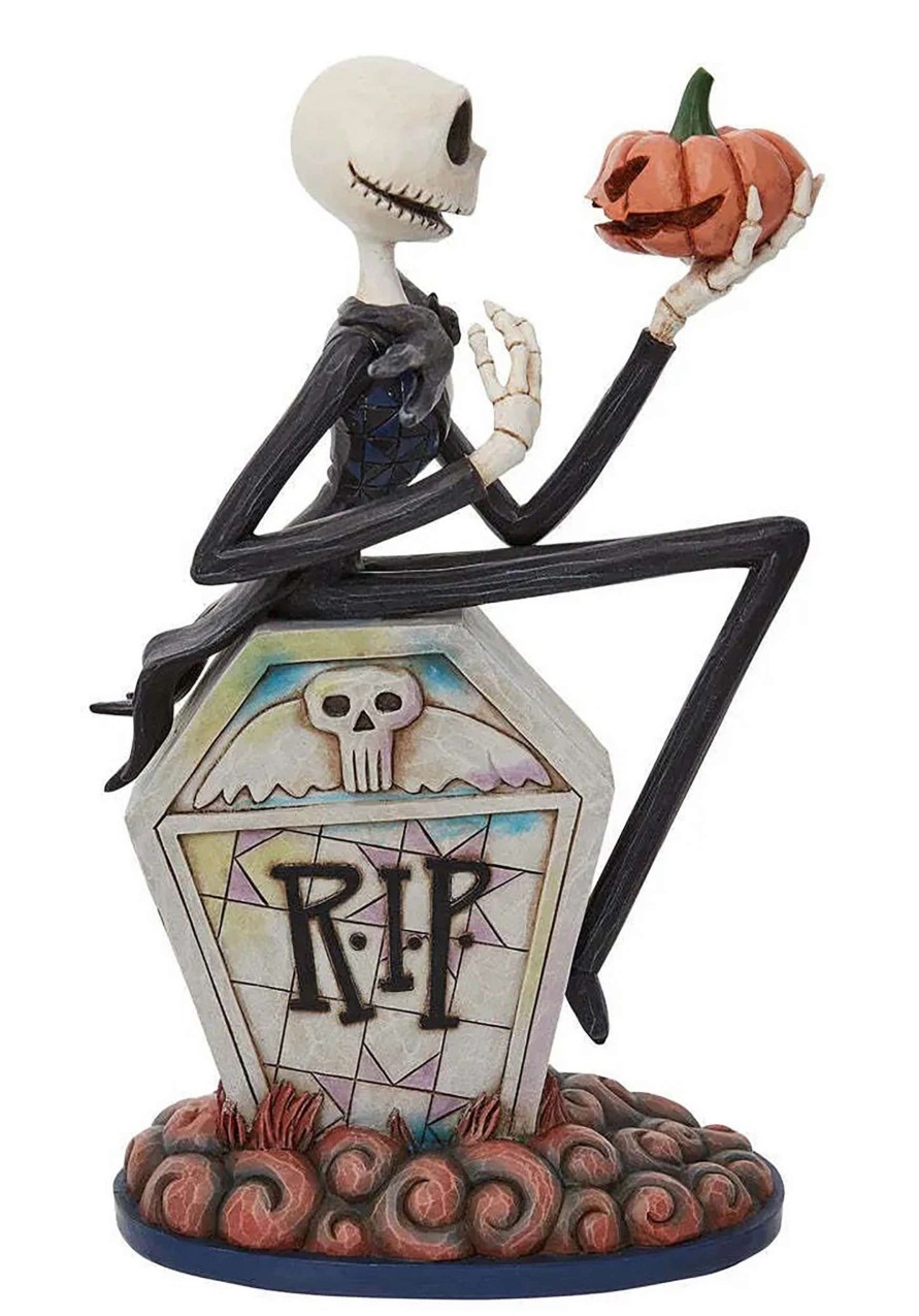 * | Jim Shore Nightmare Before Christmas Jack On Grave Figure