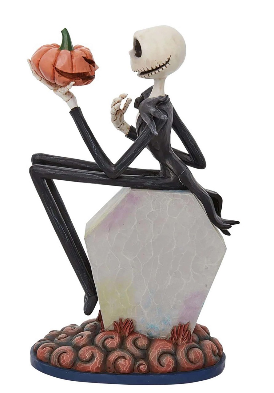 * | Jim Shore Nightmare Before Christmas Jack On Grave Figure