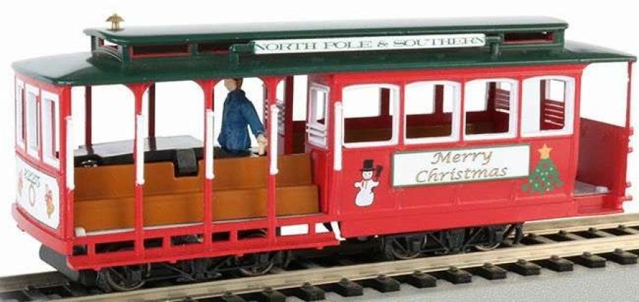 * | Bachmann 60535 Ho Christmas Cable Car With Grip Man