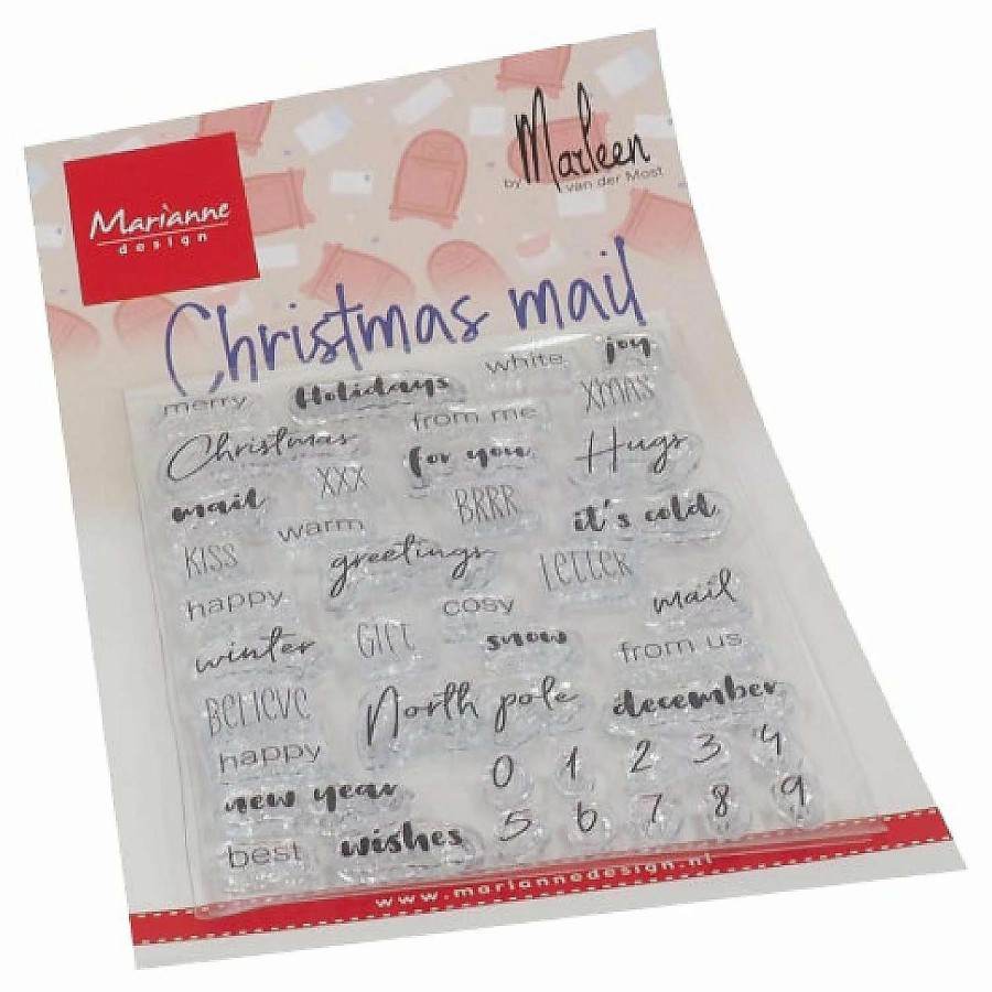 * | Marianne Design Christmas Mail By Marleen Clear Stamps