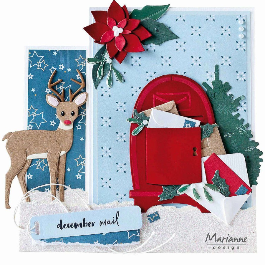 * | Marianne Design Christmas Mail By Marleen Clear Stamps